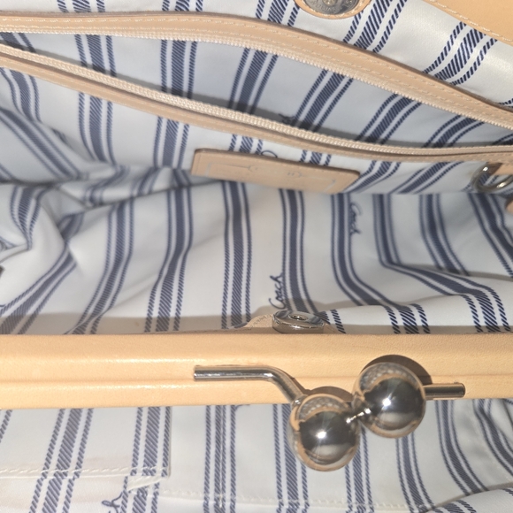 Coach Pink and Tan Tote Bag - Picture 7 of 7